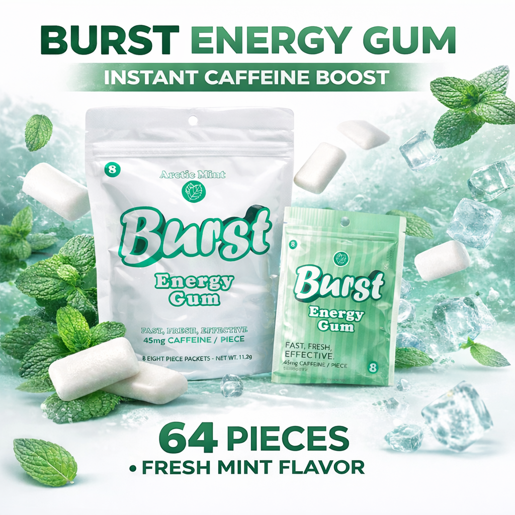 Chicle Energy Boost para una vida mejor